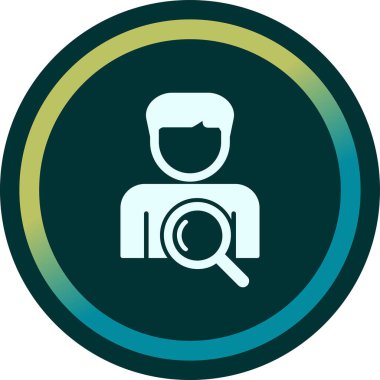 Seçim Süreci Web simgesi vektör illüstrasyonu