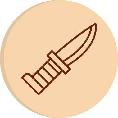 bıçak simgesi vektör illüstrasyonu