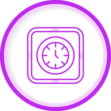 Zamanlama simgesi, vektör illüstrasyonu