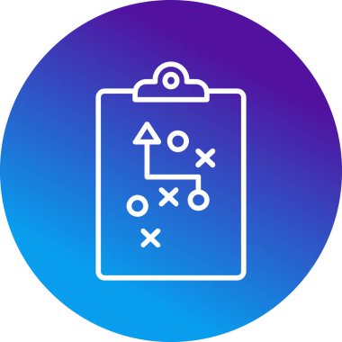 Basit illüstrasyon web simgesi planlama 