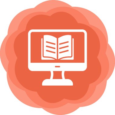 Özel ders. Web simgesi basit illüstrasyon