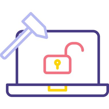 Saldırı Ağı vektör resimlemesini Zorla