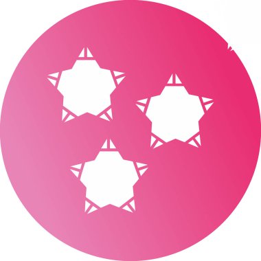 yıldız web simgesi basit illüstrasyon 