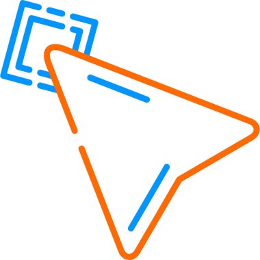 Web simgesi vektör illüstrasyonuna tıklayın 