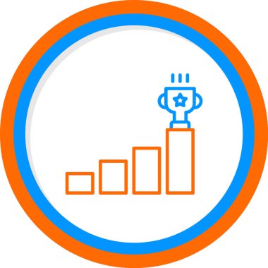 goal icon, vector illustration simple design