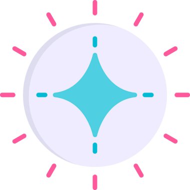 yıldız web simgesi basit illüstrasyon 