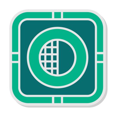 Karşıtlık ağ ikonu vektör illüstrasyonu