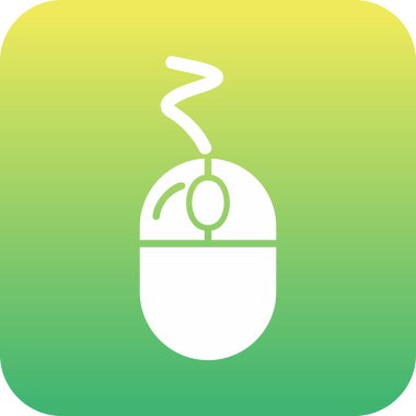 Fare tıklama simgesi. Basit resimleme