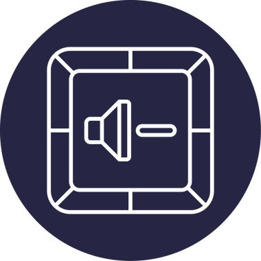 Cilt Aşağı simge, vektör illüstrasyon basit tasarım