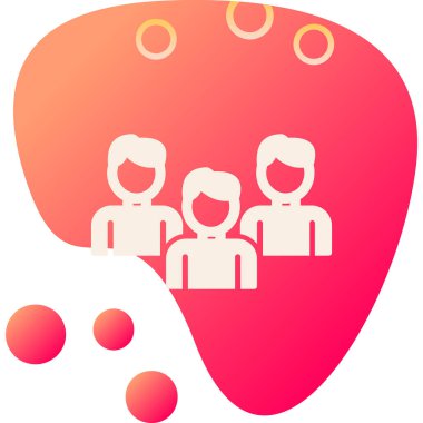 vector illustration of Group people icon 