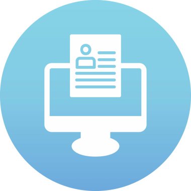 Çevrimiçi Web simgesi, vektör illüstrasyonu