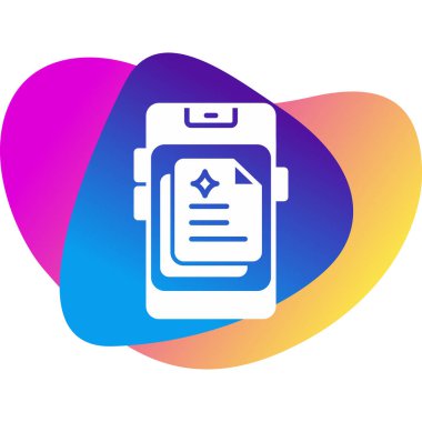 belge web simgesi basit resimleme 