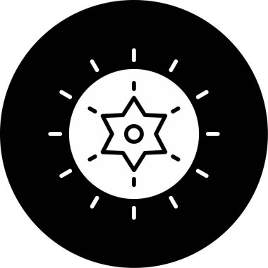 yıldız web simgesi basit illüstrasyon 