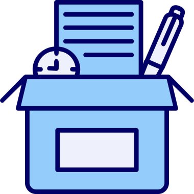 kutu web simgesi, vektör illüstrasyonu 