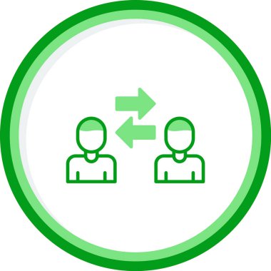 Kişilerarası iş adamlarının vektör çizimi