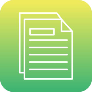 belge web simgesi basit resimleme 