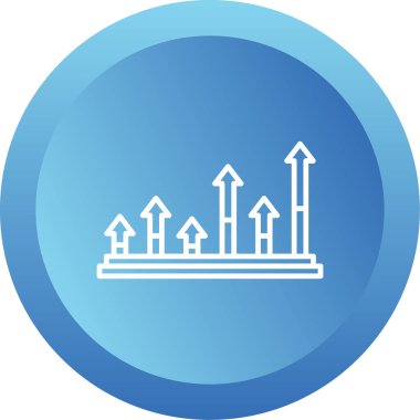 Sonuçlar düz simge, vektör illüstrasyonu