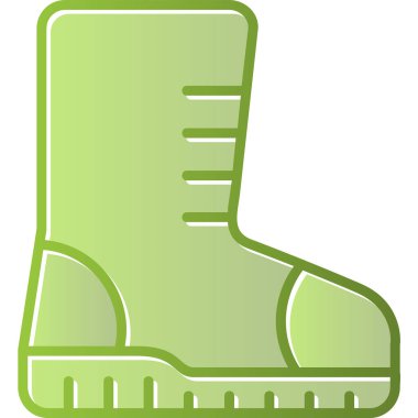 Ayakkabı simgesinin vektör illüstrasyonu