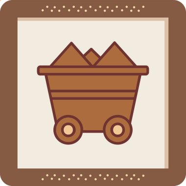 cart web simgesi basit illüstrasyon 