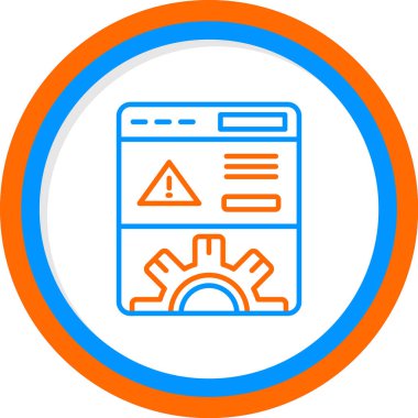 Web simgesi, vektör illüstrasyonuName