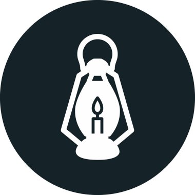 Bir fener ağ simgesinin vektör illüstrasyonu