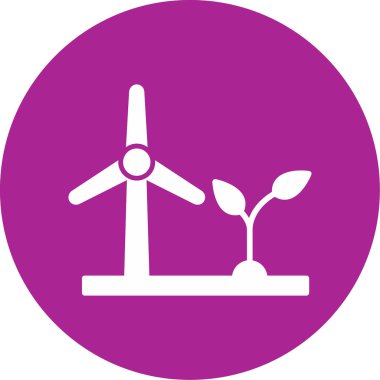 Yel değirmeni ikonu vektör illüstrasyonu