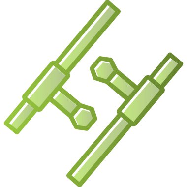 Tonfa. Web simgesi basit tasarım