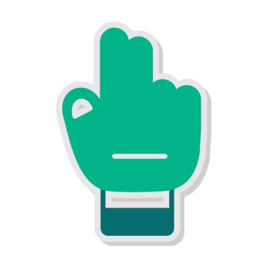 Çift tıklama web simgesi, vektör illüstrasyonu