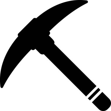 Kazma ağ simgesi, vektör illüstrasyonu                              