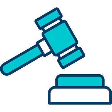 Adalet simgesi vektörünün çekici