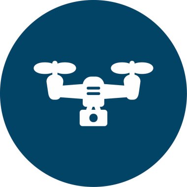 5g Drone simgesi, vektör illüstrasyonu, basit tasarım