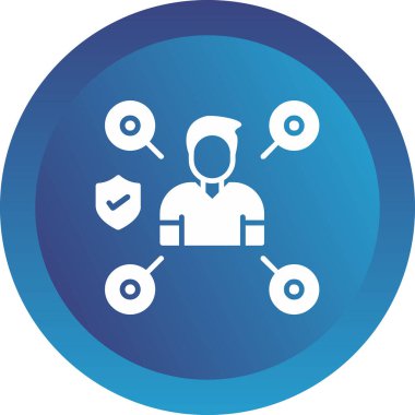 ağ web simgesi, vektör çizim 