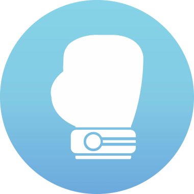 Boks eldiveni simge vektör çizim