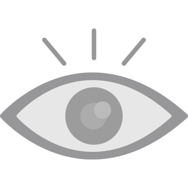 Göz. Web simgesi basit illüstrasyon 