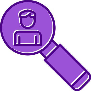 Asker Adayı Web simgesi vektör illüstrasyonu