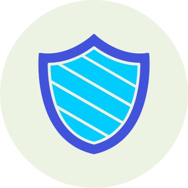 kalkan simgesi web basit illüstrasyon