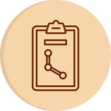 Analiz web simgesi, vektör illüstrasyonu