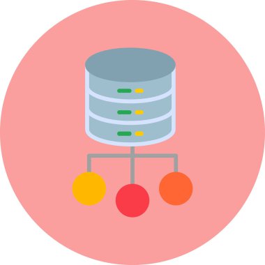 ağ web simgesi, vektör çizim 