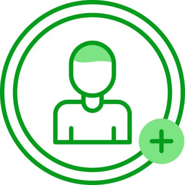 kullanıcı simgesi, vektör illüstrasyonu ekle 