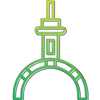 Pençe simgesi, basit vektör illüstrasyonu 