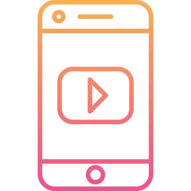 vektör çizimi sosyal medya simge 