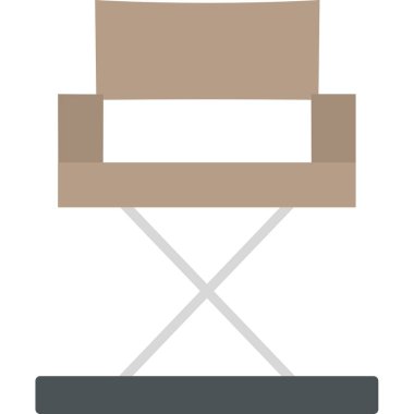 Yönetici Koltuğu simgesinin vektör illüstrasyonu           