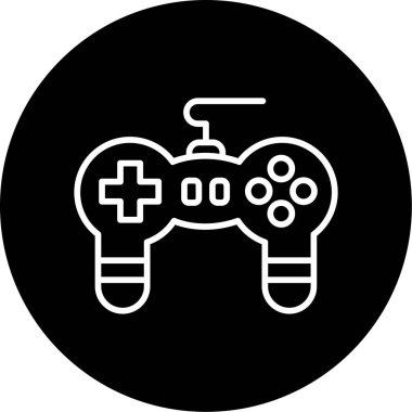 oyun denetleyici simgesi, vektör illüstrasyonu 