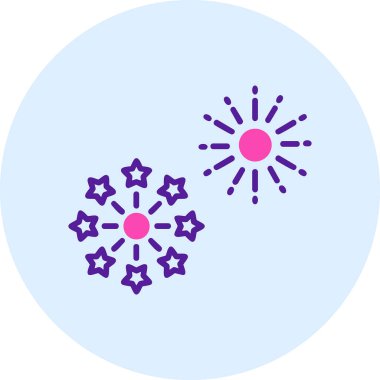 Vektör illüstrasyonu, simge Havai fişek ögesi 