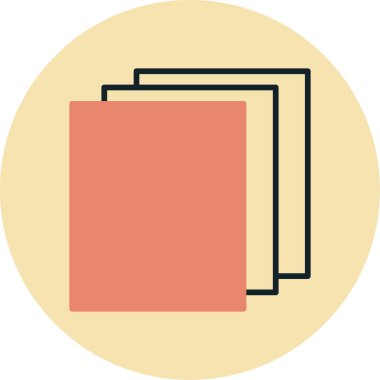 Katmanlar. Web simgesi basit illüstrasyon            