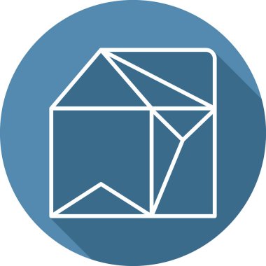 vektör evi oluşturma simgesi, modern tasarım illüstrasyonu 