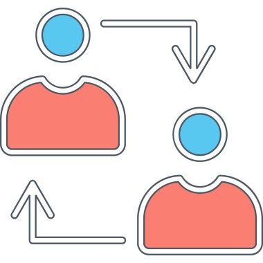 Web simgesi vektör illüstrasyonunu transfer et 