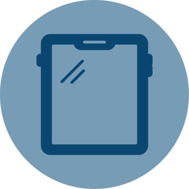 tablet. Web simgesi basit illüstrasyon 