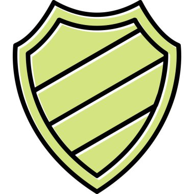 kalkan simgesi web basit illüstrasyon