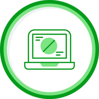 bilgisayar ekranı simgesi. vektör illüstrasyonu